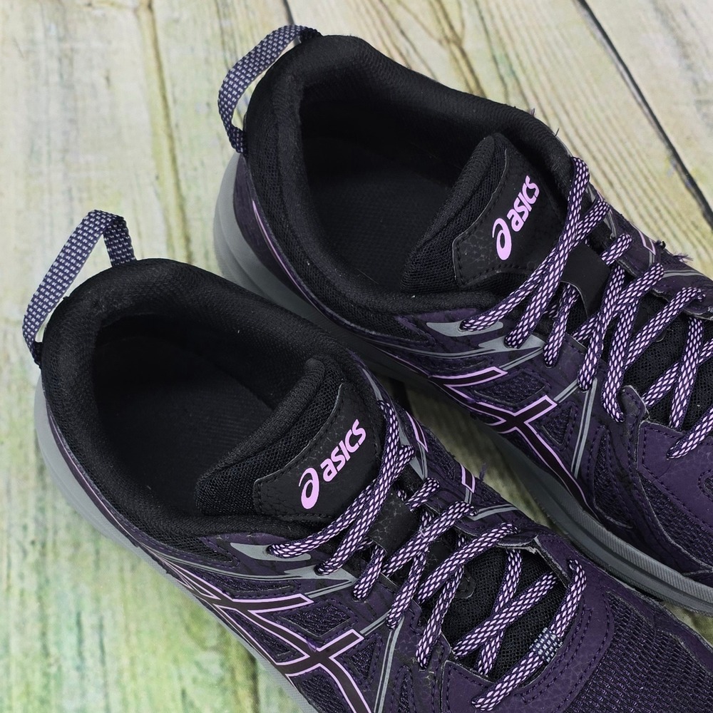 ASICS Frequent Trail Running Shoes Womens 10 Purple 1012A022 Hiking Sneakers - Picture 7 of 9